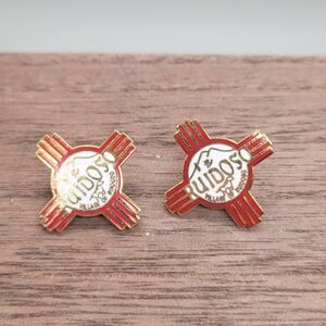 VINTAGE Enamel Village Of Ruidoso Pins